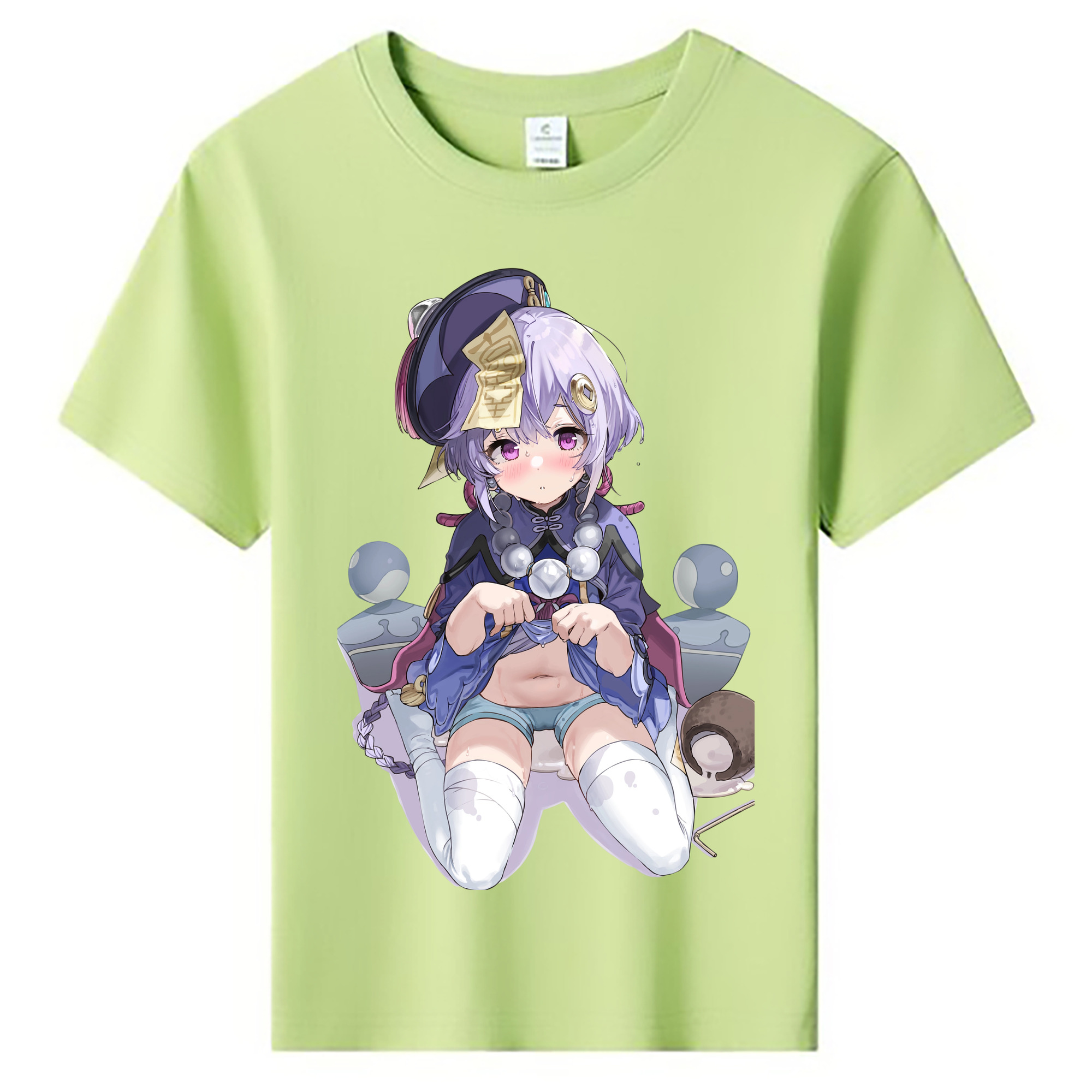 げんし神 七七 なな  genshin Nana 綿100％キッズTシャツ（フロントプリント）